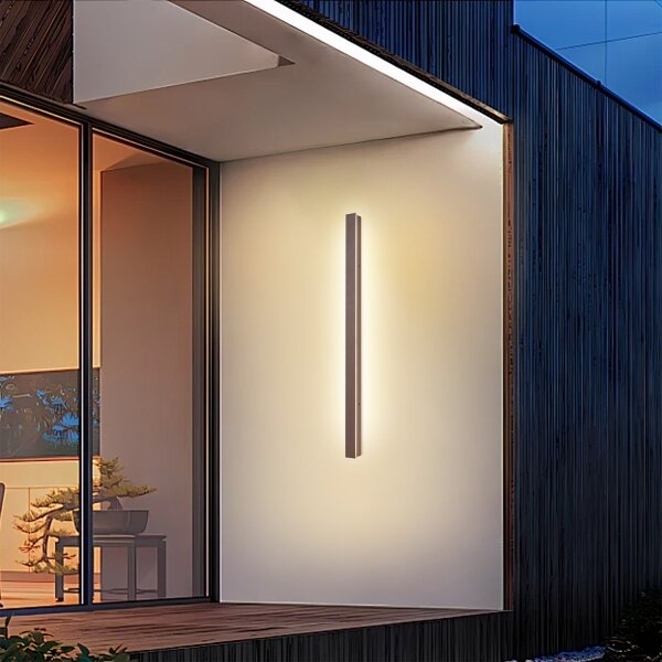 Brilagi-LED Външен стенен осветител LINEAR LED/22W/230V 3000K IP65 100 см кафяв CRI 90