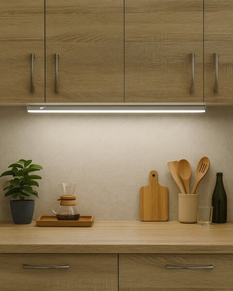 LED осветително тяло за монтаж под шкаф TUBE LED/14W/230V 90 cm бяло