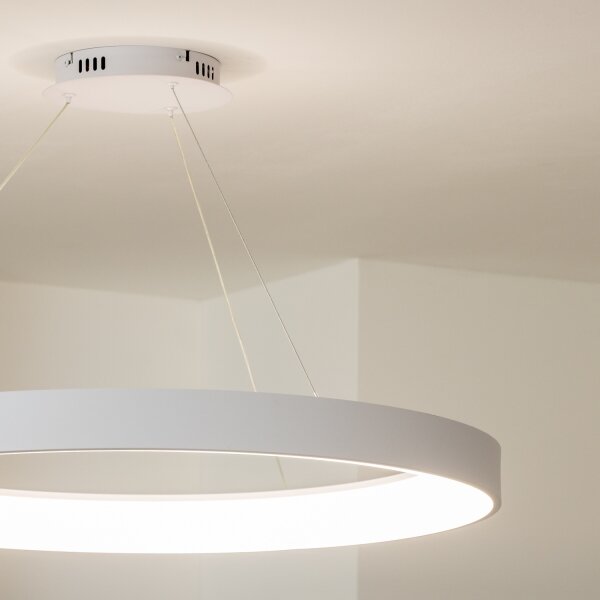 Brilagi - Димируем LED полилей FALCON II LED/108W/230V 3000-6500K диам. 80 см бял + дистанционно