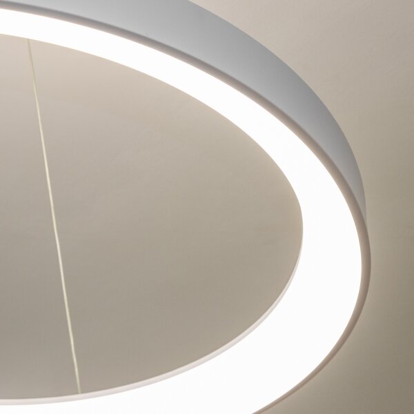 Brilagi - Димируем LED полилей FALCON II LED/108W/230V 3000-6500K диам. 80 см бял + дистанционно