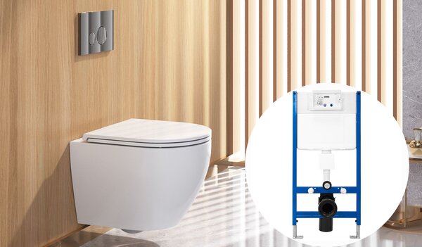 Бутон за вграден монтаж Rea H WC Gold