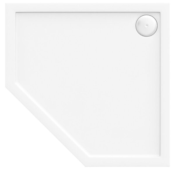 Корито за душ кабина- акрилно Rea Diamond White 80x80