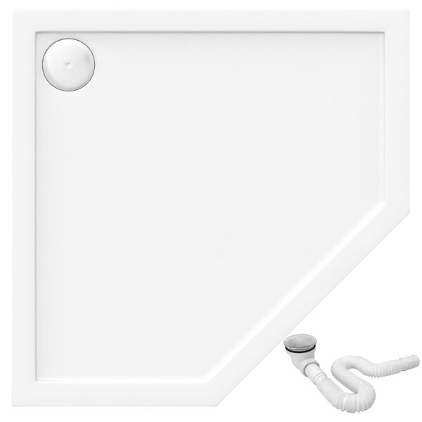 Корито за душ кабина- акрилно Rea Diamond White 80x80