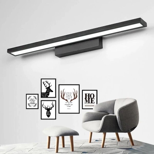 АПЛИК ЗА БАНЯ LED 60CM APP840-1W FLAT BLACK