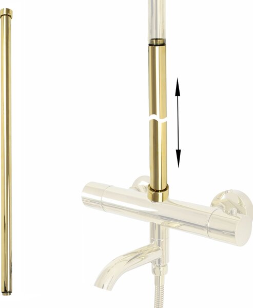 Удължител за вана/душ комплект GOLD 60cm