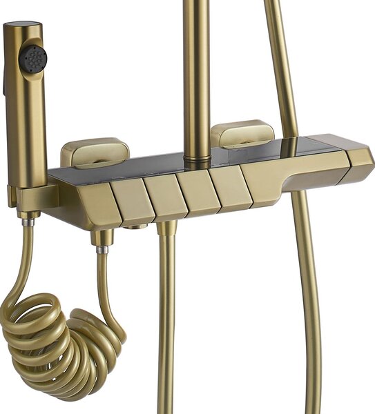 Комплект за душ с термостат REA ROB Gold Brush