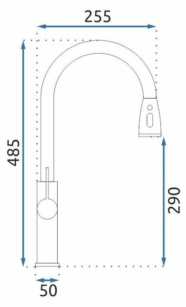 Смесител за кухня Rea Nest Brush Steel