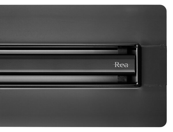 Линеен сифон Rea Neox Slim pro black 50