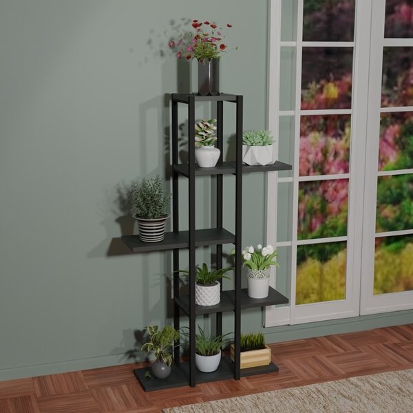 Подова етажерка Ploko Pako World Anthracite 60x24x110 cm