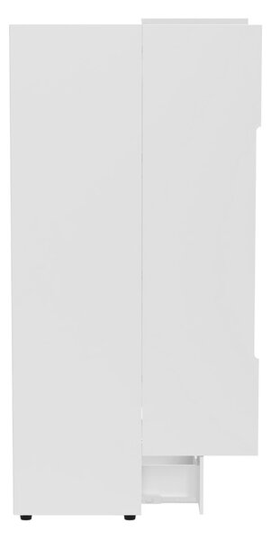 Гардероб с две врати Afina Pako World White 100x57x213 cm