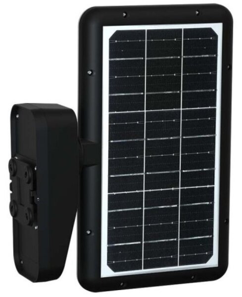 LED соларен стенен фенер с сензор 15W 3,2V 4000K/6000K IP65 черен