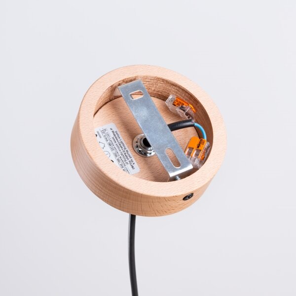 Sollux SL.1351 - Пендел MARION 1xE27/15W/230V Ø 29,5 см черен