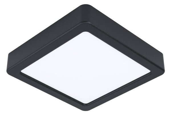 Черно LED осветително тяло за таван 16x16 cm FUEVA 5 – EGLO