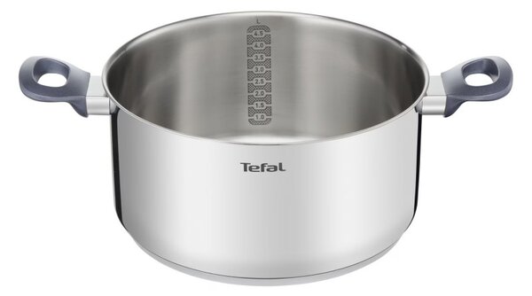 Тенджера Tefal G7124645 DAILY COOK, 24 см, 4.5 л, Thermo-Spot, Индукция, Без PFOA, Инокс