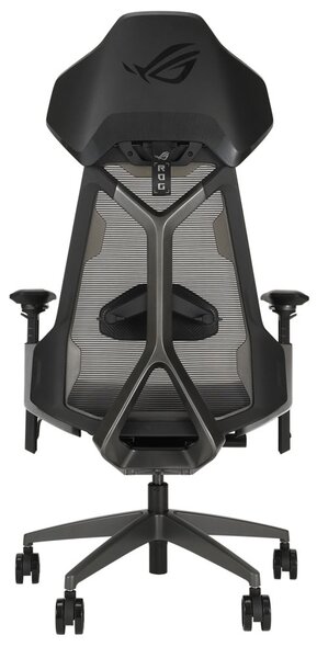 Геймърски стол Asus ROG Destrier Ergo, до 150kg, алуминиева база, Class 4 газов амортисьор, 3D подлакътници, черен