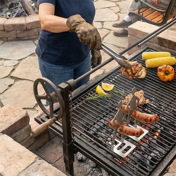 Grillboyz™ забавни държачи за барбекю наденички – комплект от 3 броя