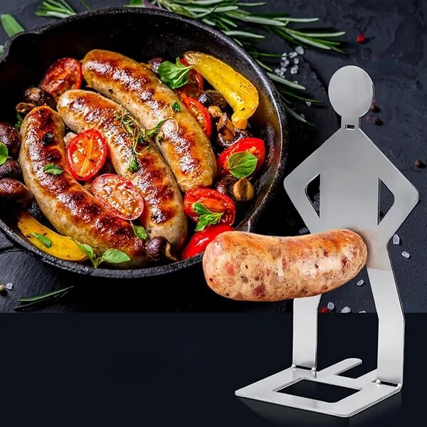 Grillboyz™ забавни държачи за барбекю наденички – комплект от 3 броя