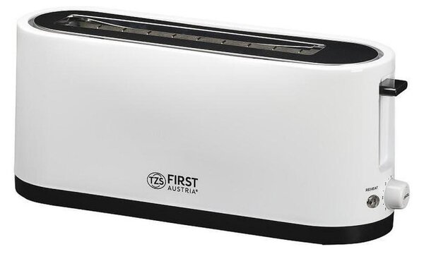 Тостер за хляб First Austria FA-5368-4, 900W, Размразяване, 38 см, Бял