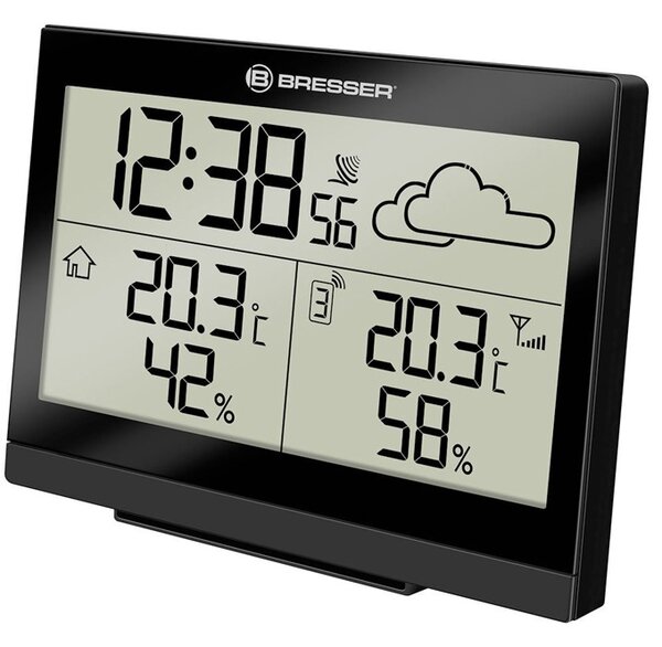 Електронна метеостанция Bresser TemeoTrend LG RC, черна
