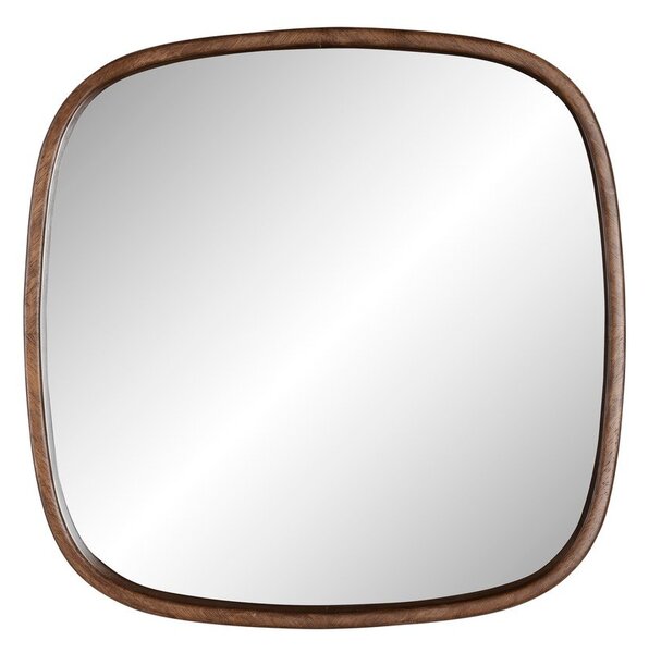 Стенно огледало масивно дърво 50x50 cm Nyko – White Label