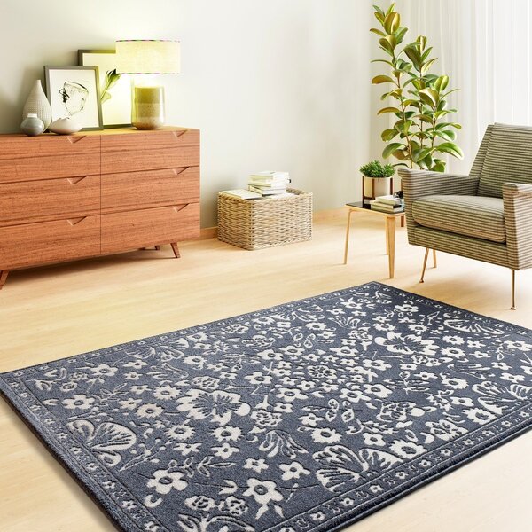 Тъмносин килим 80x150 cm Amara – Universal