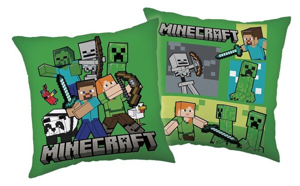 Детска възглавница ø 40 cm Minecraft "Life" – Jerry Fabrics