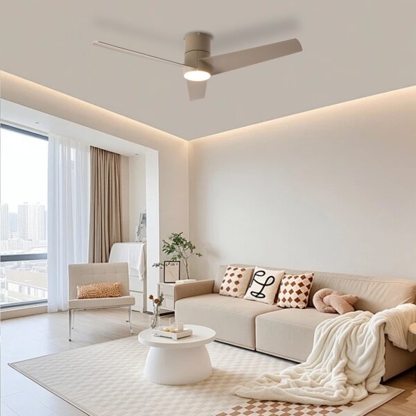 ZEVENTI - LED таванен вентилатор BARROSA LED/18W/230V Wi-Fi Tuya + дистанционно управление