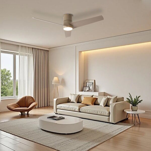 ZEVENTI - LED таванен вентилатор BARROSA LED/18W/230V Wi-Fi Tuya + дистанционно управление
