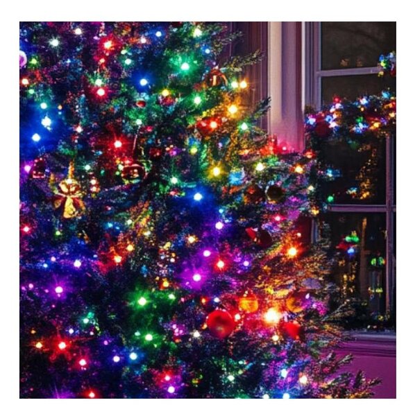 LED външна коледна гирлянда 500xLED/230V 8+4 функции 40 m IP44 многоцветна