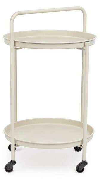 Стоманена маса за сервиране на колелца ø 44,5 cm Austin – Yes Everyday