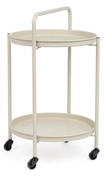 Стоманена маса за сервиране на колелца ø 44,5 cm Austin – Yes Everyday