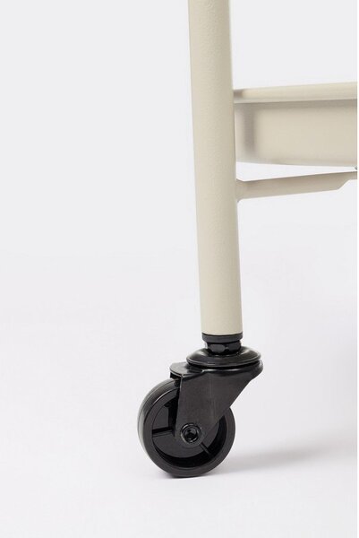 Стоманена маса за сервиране на колелца ø 44,5 cm Austin – Yes Everyday