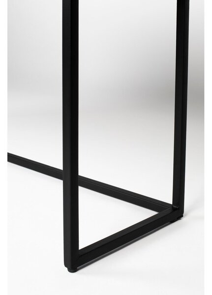Тъмнокафява конзолна маса от масивно тиково дърво 35x135 cm Webster – White Label