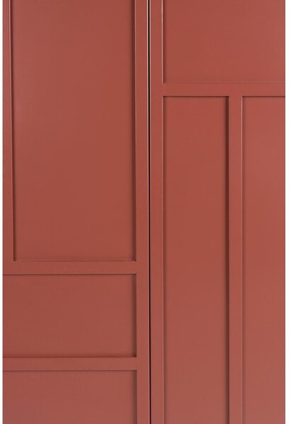 Червено метално шкафче 70x105x35 cm Davis – White Label