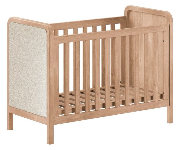 Детско креватче 60x120 cm с регулируема височина в естествен цвят Woods – Vipack