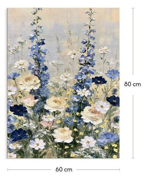 Печатна върху платно картина 60x80 cm Blue Meadow – Styler