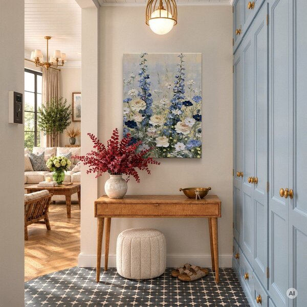 Печатна върху платно картина 60x80 cm Blue Meadow – Styler