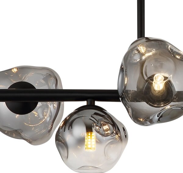 Globo 56149-6D - Полилей на тръба VELORA 6xG9/5W/230V 27x67 cm
