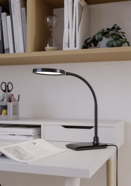 Eglo 902175 - димируема LED настолна лампа LAURO LED/5,5W/230V 2700/4000/6500K черна
