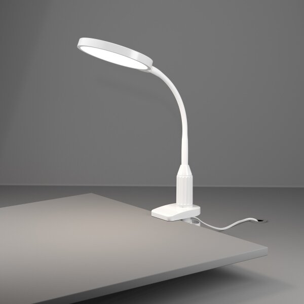 Eglo 902177 - димируема LED лампа с щипка LAURO LED/5,5W/230V 2700/4000/6500K бяла