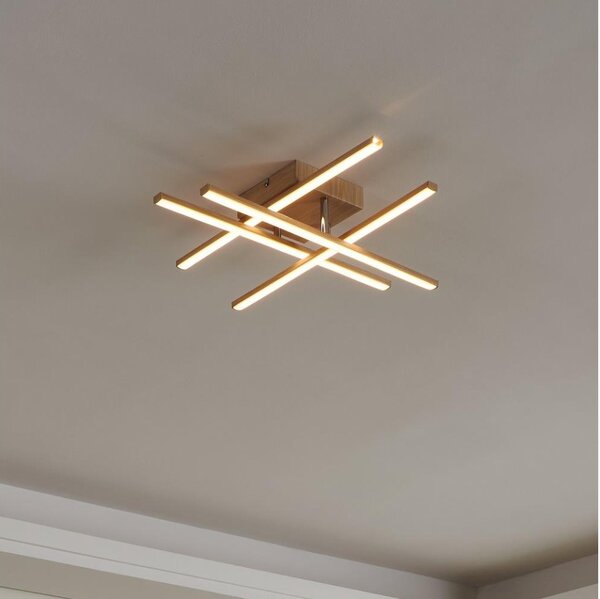 Eglo 901104 - LED таванно осветително тяло LASANA LED/20,5W/230V златно