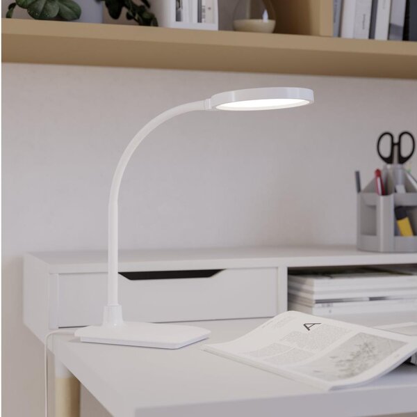 Eglo 902178 - Димируема настолна LED лампа LAURO LED/5,5W/230V 2700/4000/6500K бяла