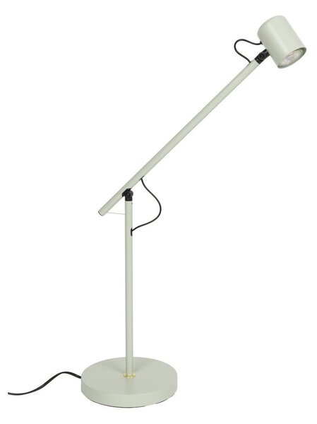 Светлозелена метална настолна лампа (височина 45,5 cm) Aero – White Label