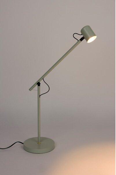 Светлозелена метална настолна лампа (височина 45,5 cm) Aero – White Label