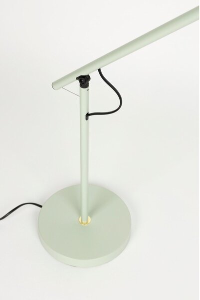 Светлозелена метална настолна лампа (височина 45,5 cm) Aero – White Label