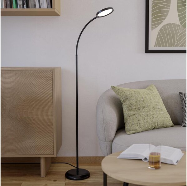 Eglo 902176 - Димируема LED подова лампа LAURO LED/5,5W/230V 2700/4000/6500K черна
