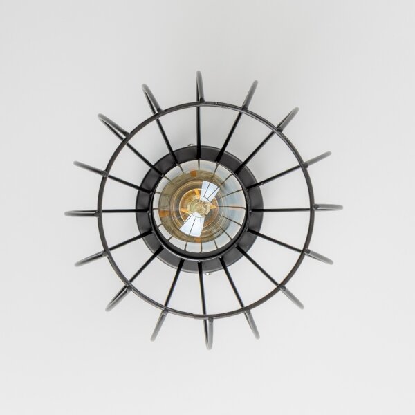 LED таванно осветително тяло 1xE27/6,5W/230V черно