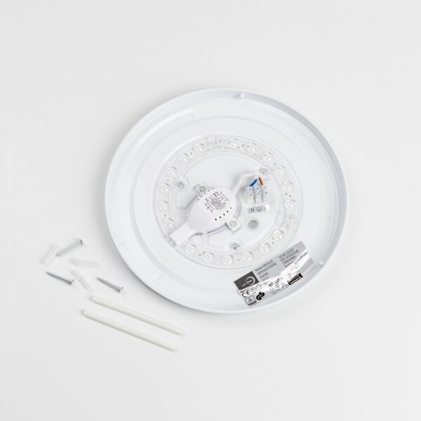 LED таванно осветително тяло LED/12W/230V Ø 32 см таупе/златно