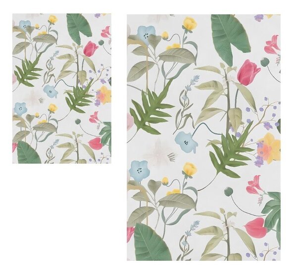 Килими за баня в комплект 2 бр. 60x100 cm Floral – Mila Home