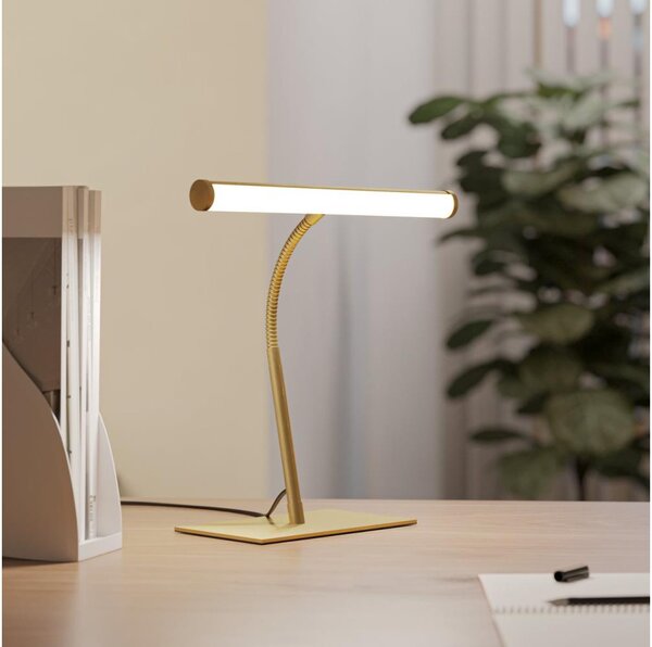Eglo 901983 - LED димируема настолна лампа RICCIONE LED/5W/230V 2700/4000/6500K златиста